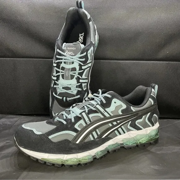 ASICS GEL Nandi 360 Running Shoes Grey / Smoke Blue 1021A190-021 Men’s Size 11 M