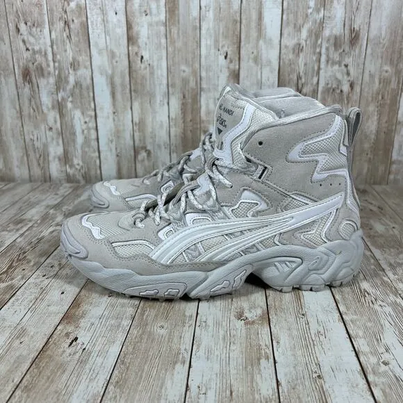 ASICS Gel Nandi‎ high white grey mens 9