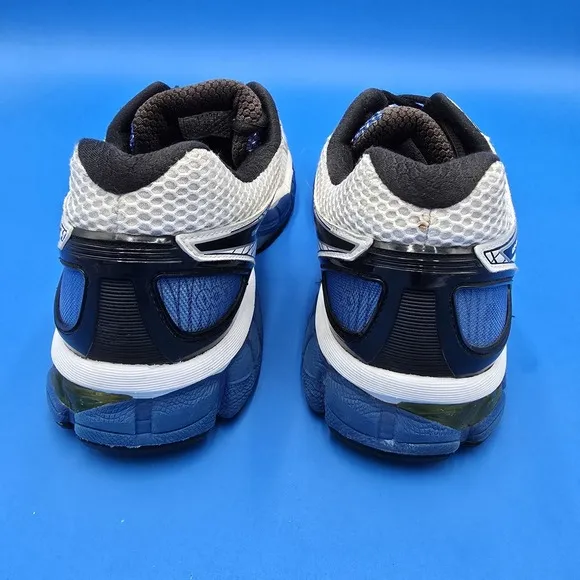 Asics Gel Nimbus 16 T437N Men Size US 13 White Black Blue Running Shoes