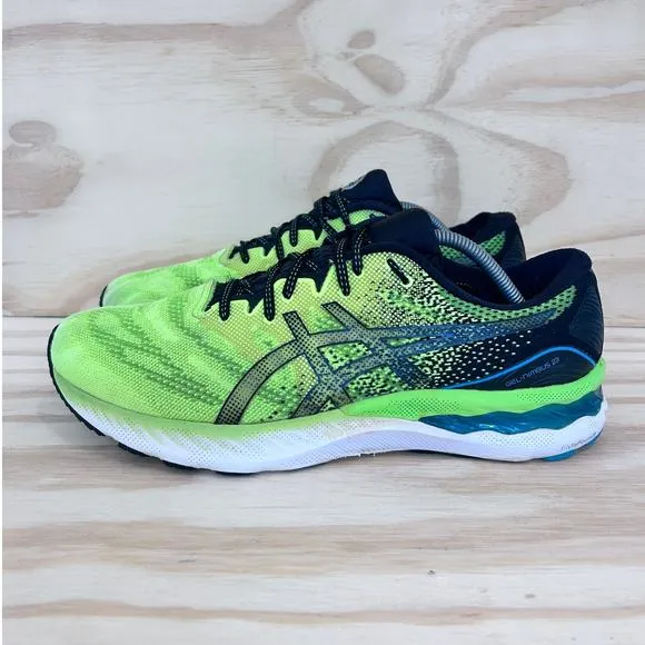 Asics - Gel-Nimbus 23 - Running Shoes - Green/Black - Men's - 12 - 1011B004