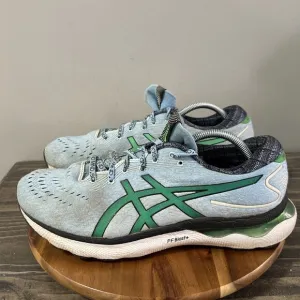 ASICS GEL-NIMBUS 24 Men’s Size 11.5 Sound Mind Body Soul Running Shoes Blue