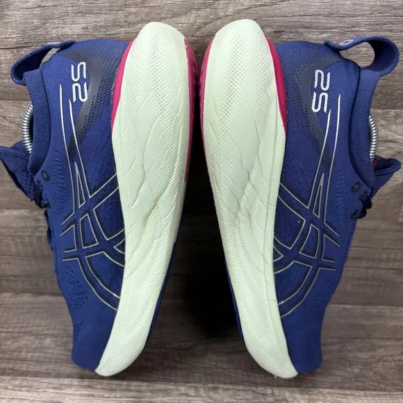 Asics Gel-Nimbus 25 Blue Womens US Size 7.5 EUR 39 Running Shoes
