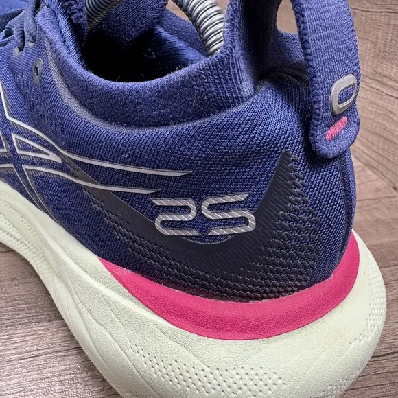 Asics Gel-Nimbus 25 Blue Womens US Size 7.5 EUR 39 Running Shoes