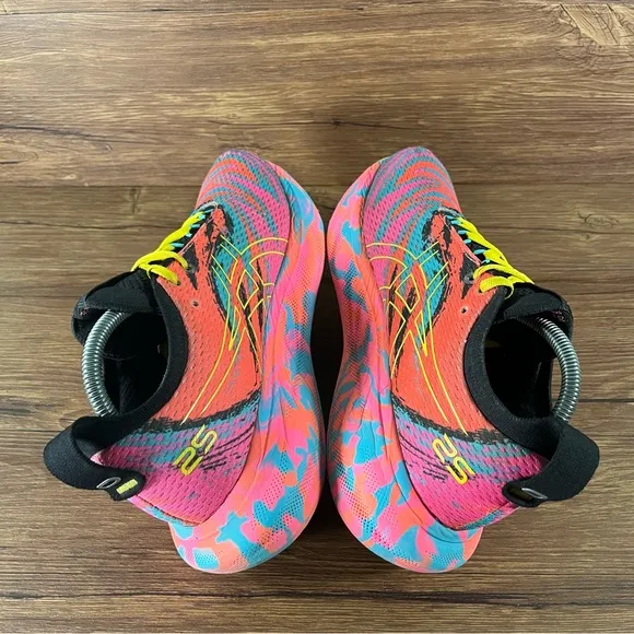 Asics Gel Nimbus 25 ‘Color Injection’ Neon Running Shoes Women’s Size 9 Sneakers