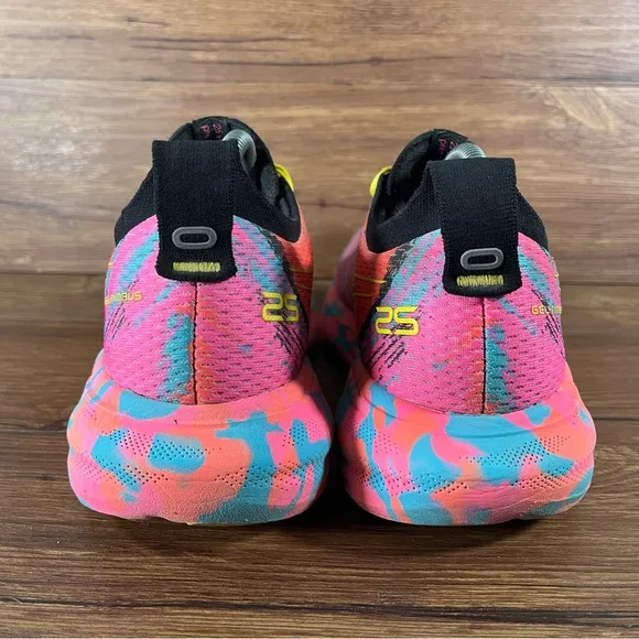 Asics Gel Nimbus 25 ‘Color Injection’ Neon Running Shoes Women’s Size 9 Sneakers
