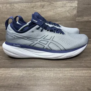 Asics Gel-Nimbus 25 Gray Blue Mens US Size 13 EUR 48 1011B547 Running Shoes