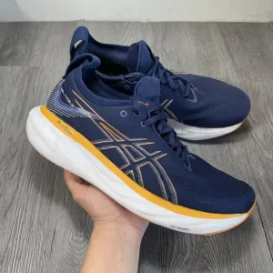 Asics Gel Nimbus 25 Navy Blue Running Shoes 1011B547 Mens Size 11