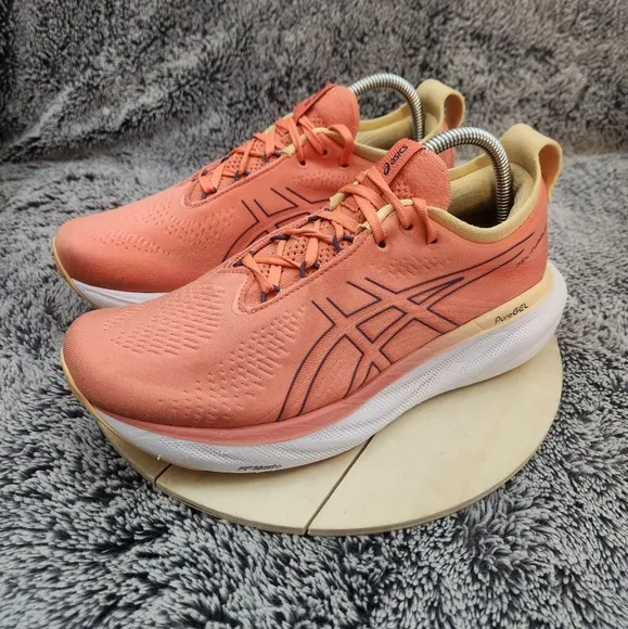 Asics Gel-Nimbus 25 Running Shoes Orange Women's Size 9