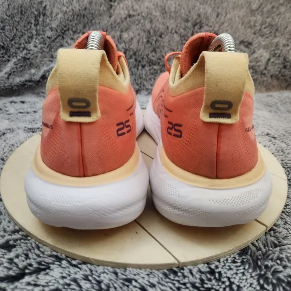 Asics Gel-Nimbus 25 Running Shoes Orange Women's Size 9
