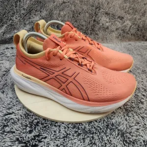 Asics Gel-Nimbus 25 Running Shoes Orange Women's Size 9