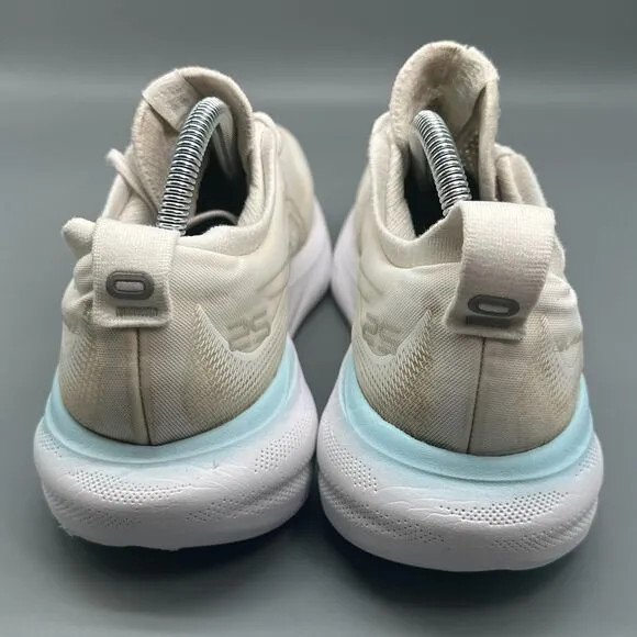 Asics Gel-Nimbus 25 Women's 9 White Athletic Sneakers Lace-Up Low Top Round Toe
