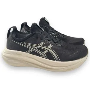 ASICS Gel Nimbus 27 Womens 9.5 Running Shoes Black Curex Insoles EUC!