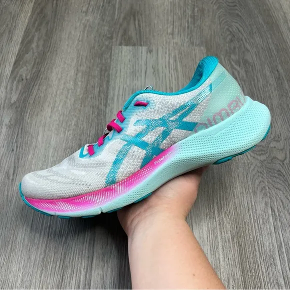 ASICS GEL NIMBUS LITE 2 POLAR SHADE LAGOON 1012B213 WOMENS RUNNING SHOES SZ 10.5