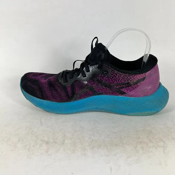 Asics Gel Nimbus Lite 2 women's size 9 black purple teal athletic running shoes
