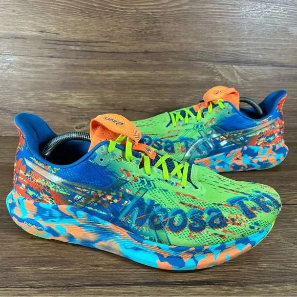 Asics Gel Noosa Tri 14 Neon Running Shoes Men’s Size 11 Athletic Sneakers