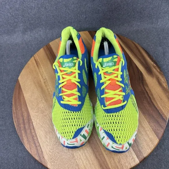 Asics Gel-Noosa Tri 7 Men’s Sz 11.5 Multicolor Glow In Dark T214N Running Shoes