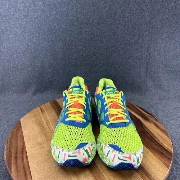 Asics Gel-Noosa Tri 7 Men’s Sz 11.5 Multicolor Glow In Dark T214N Running Shoes