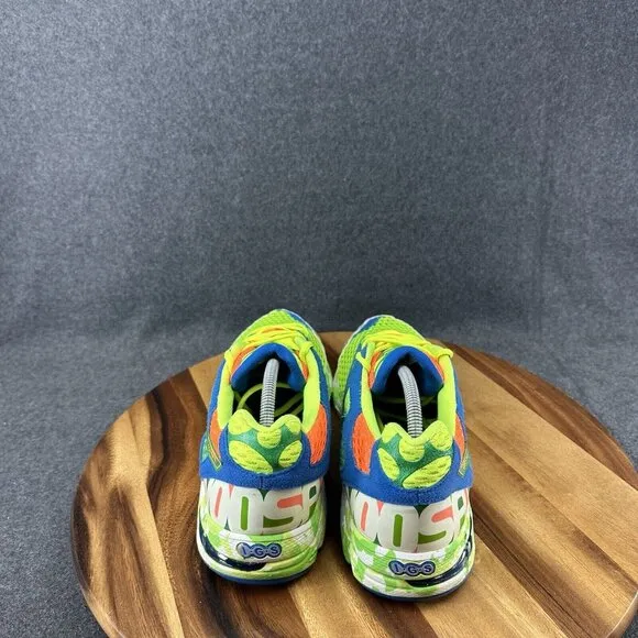 Asics Gel-Noosa Tri 7 Men’s Sz 11.5 Multicolor Glow In Dark T214N Running Shoes
