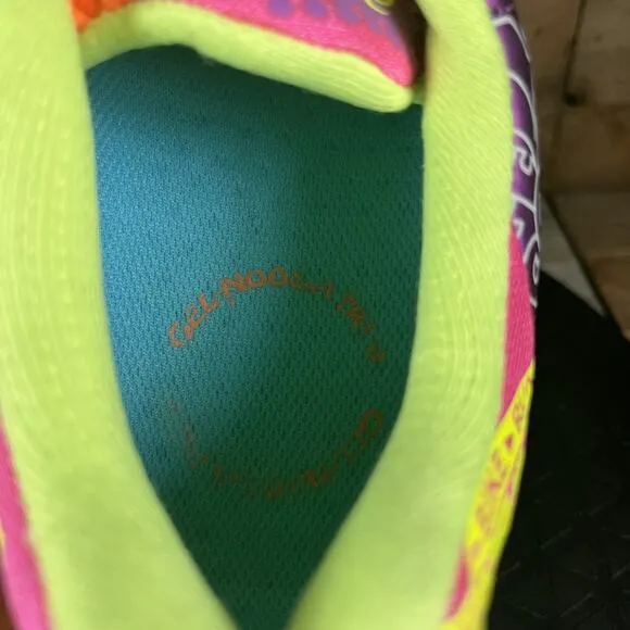 Asics Gel-Noosa Tri 9 Women's Size 9.5 Bright Multicolor Lace Up Triathlon Shoes