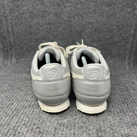 ASICS Gel Preshot Classic 3 Golf Shoes Silver Cream Mens Size 11.5 US 113A009