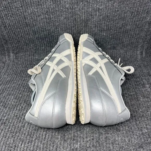 ASICS Gel Preshot Classic 3 Golf Shoes Silver Cream Mens Size 11.5 US 113A009