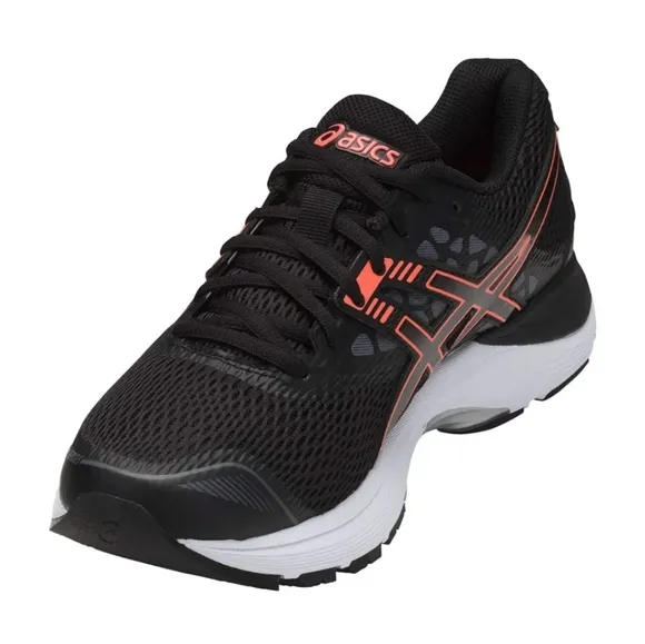 ASICS GEL-PULSE 9 - RUNNING SHOES - Women's BLACK/FLASH CORAL/CARBON