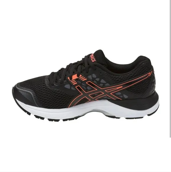 ASICS GEL-PULSE 9 - RUNNING SHOES - Women's BLACK/FLASH CORAL/CARBON
