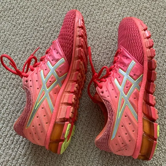 ASICS Gel-Quantum 180 2 T6G7N-2093 Women’s Bright Coral Sneakers Shoes 8.5 EUC