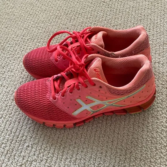 ASICS Gel-Quantum 180 2 T6G7N-2093 Women’s Bright Coral Sneakers Shoes 8.5 EUC