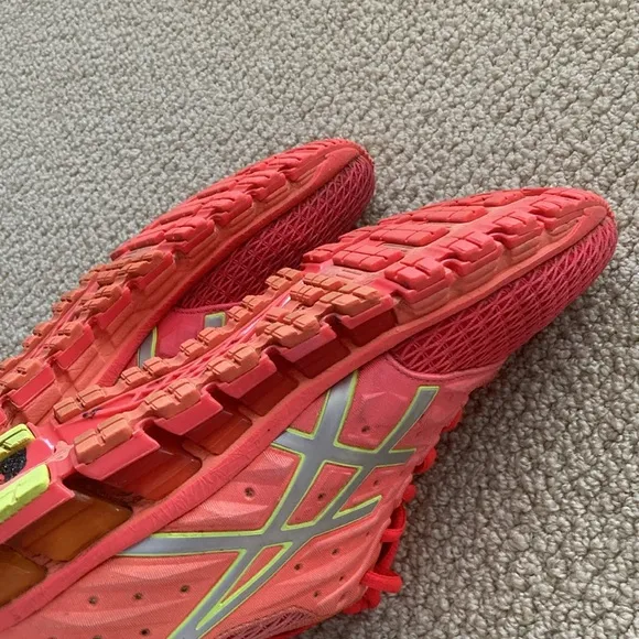 ASICS Gel-Quantum 180 2 T6G7N-2093 Women’s Bright Coral Sneakers Shoes 8.5 EUC
