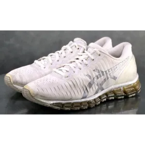 Asics Gel Quantum 360 $125 Women's Knit Running Shoes Size 7 White Silver T556N
