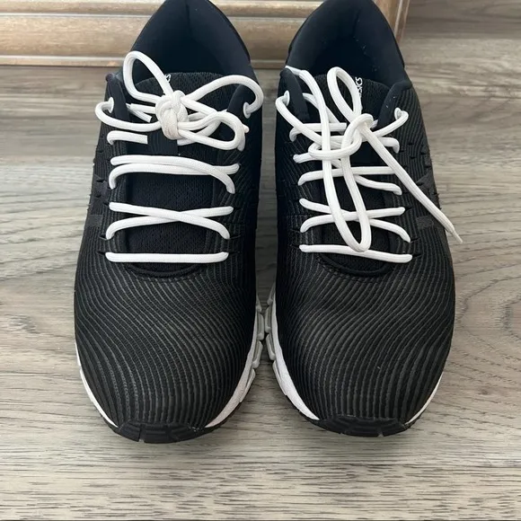 ASICS Gel Quantum 360 4 Black Dark Grey Running Sneakers Shoes sz 7.5