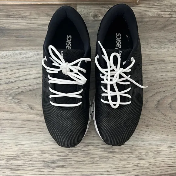 ASICS Gel Quantum 360 4 Black Dark Grey Running Sneakers Shoes sz 7.5