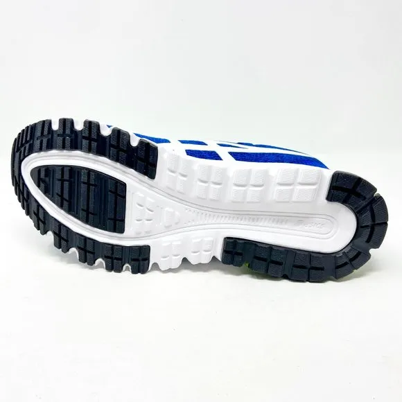 Asics Gel-Quantum 90 Blue White Knit Mens Size 8 Running Shoes 1021A123 400