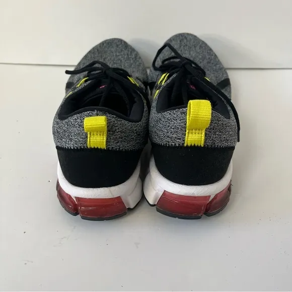 Asics Gel-Quantum 90 Lace-Up Sneakers Tennis Shoes Gray Yellow Black Women's 11