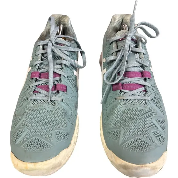 ASICS Gel Resolution 8 Pickleball Tennis Court Shoes Smoke Blue Sz 9.5 M