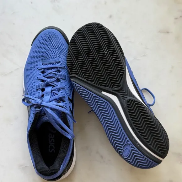 ASICS GEL-RESOLUTION 9 Men’s Tennis Shoes – Size 8.5 (New, No Box) Sapphire/blac