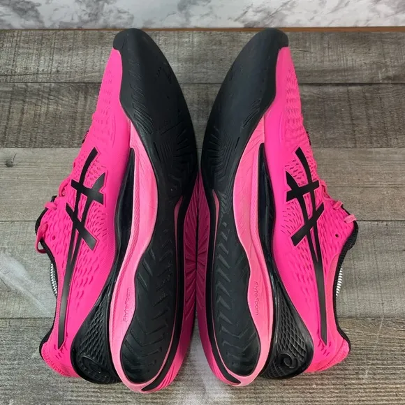 Asics Gel Revolution 9 Clay Court Hot Pink French Open Mens Tennis Shoes