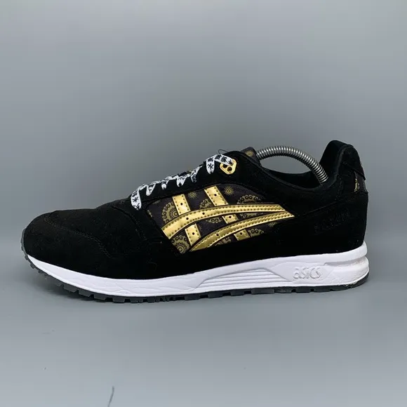 Asics Gel Saga Black/Gold Fusion Shoes 1191A282 Men’s Sz 10.5
