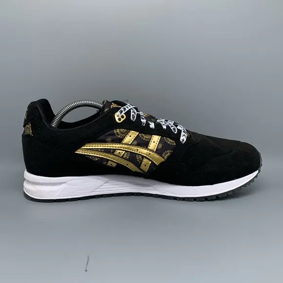 Asics Gel Saga Black/Gold Fusion Shoes 1191A282 Men’s Sz 10.5