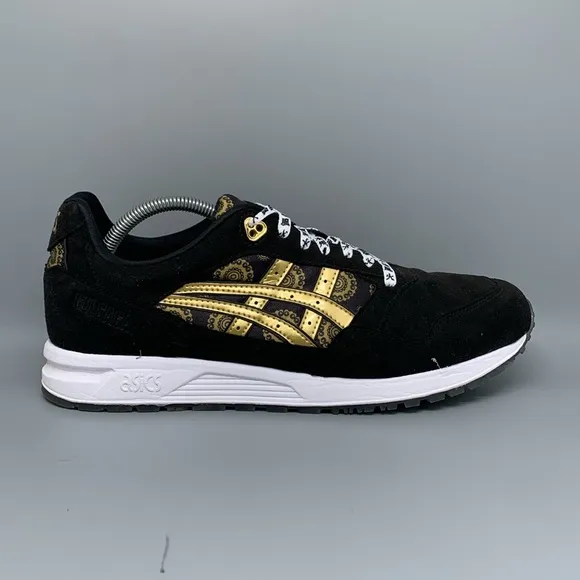 Asics Gel Saga Black/Gold Fusion Shoes 1191A282 Men’s Sz 10.5
