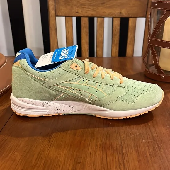 ASICS Gel Saga Easter Pack H6A0L 7474 shoes sneakers Smoke Green Mens Size 10.5