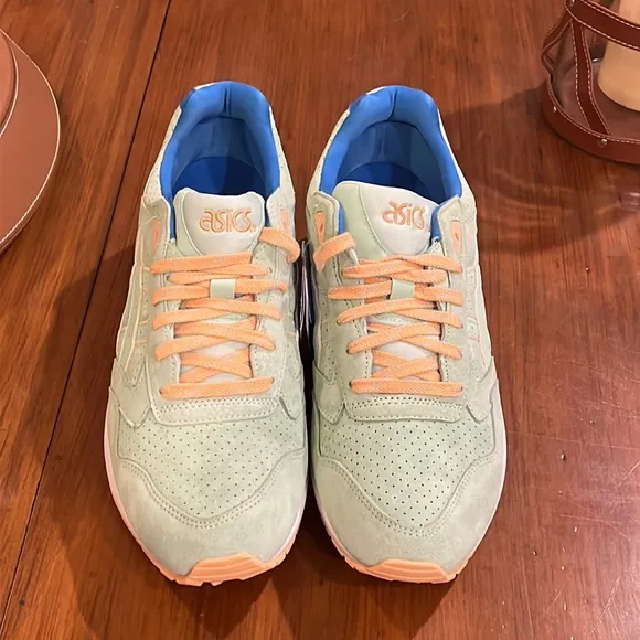 ASICS Gel Saga Easter Pack H6A0L 7474 shoes sneakers Smoke Green Mens Size 10.5