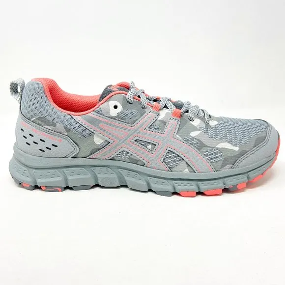 Asics Gel-Scream 4 Stone Gray Pink Womens Running Shoes 1012A039 021