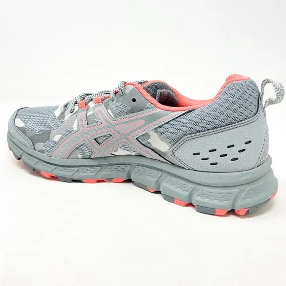 Asics Gel-Scream 4 Stone Gray Pink Womens Running Shoes 1012A039 021