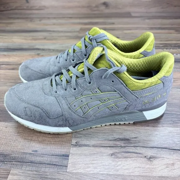 Asics Gel Size 14 Lyte III 30th Anniversary Piedmont Grey Suede 1201A050