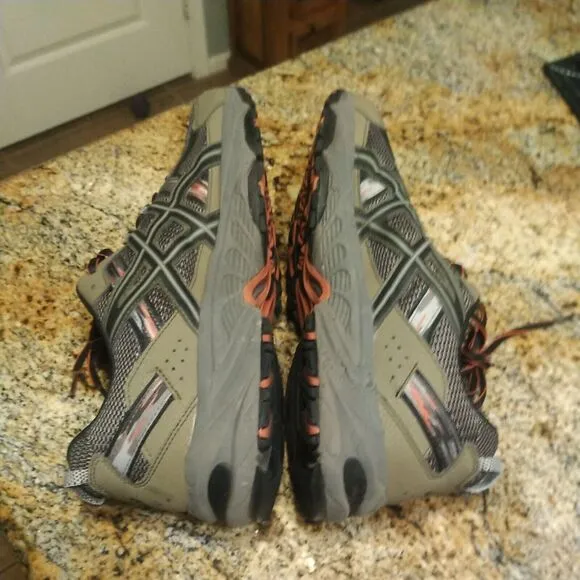 Asics Gel-Venture 5 Men’s Size 14 Grey Olive Running Trail Shoes T5N3N