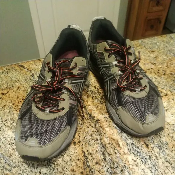 Asics Gel-Venture 5 Men’s Size 14 Grey Olive Running Trail Shoes T5N3N
