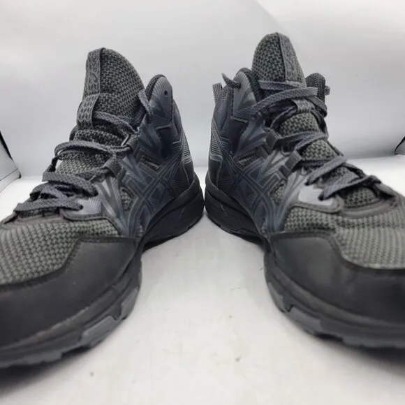 Asics Gel Venture 8 Mens 7.5 Black Mid Top Running Shoes Sneakers 1011A993