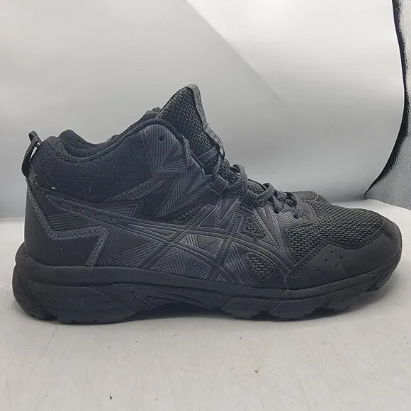 Asics Gel Venture 8 Mens 7.5 Black Mid Top Running Shoes Sneakers 1011A993